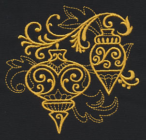 Filigree Ornaments (Goldwork)
