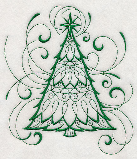 Inky Christmas Tree