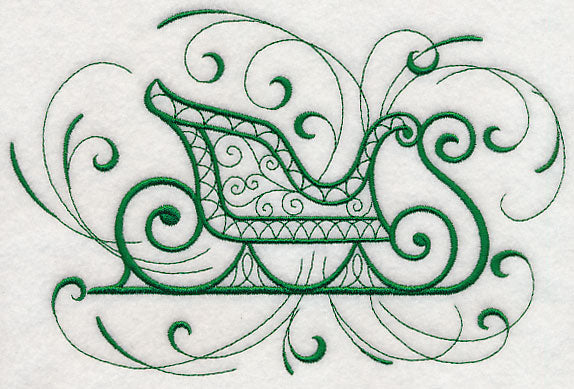 Inky Christmas Sleigh