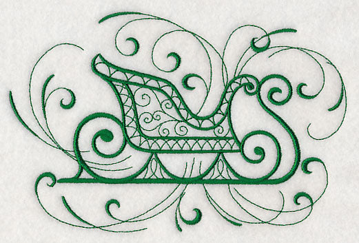 Inky Christmas Sleigh