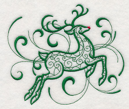 Inky Christmas Reindeer