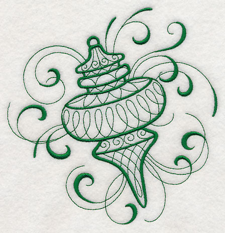 Inky Christmas Ornament 1