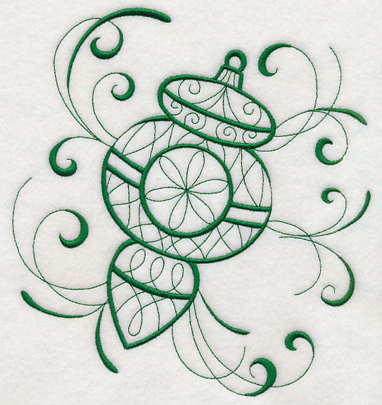 Inky Christmas Ornament 2