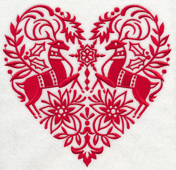 Scandinavian Christmas Heart
