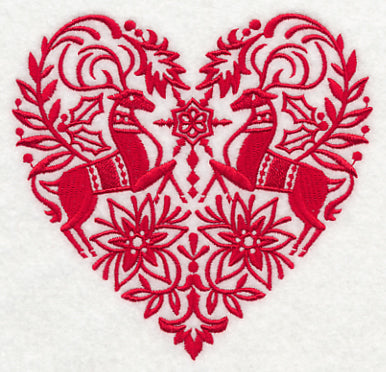 Scandinavian Christmas Heart