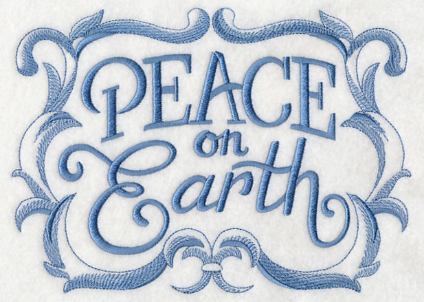 Peace on Earth with Baroque Flourish