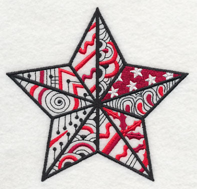 Twinkling Star (Blackwork)