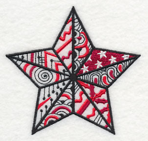 Twinkling Star (Blackwork)