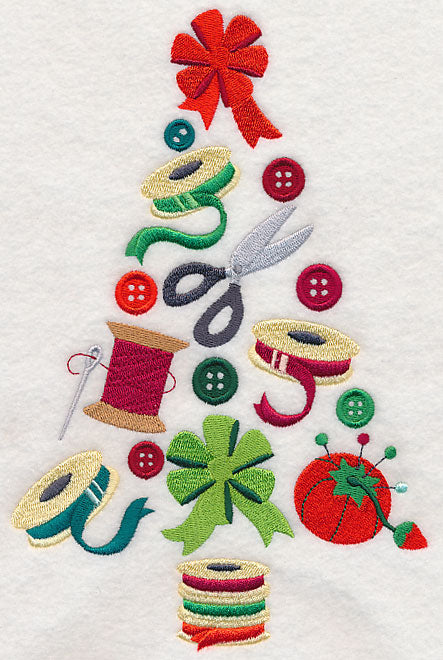 Sewing Notions Christmas Tree
