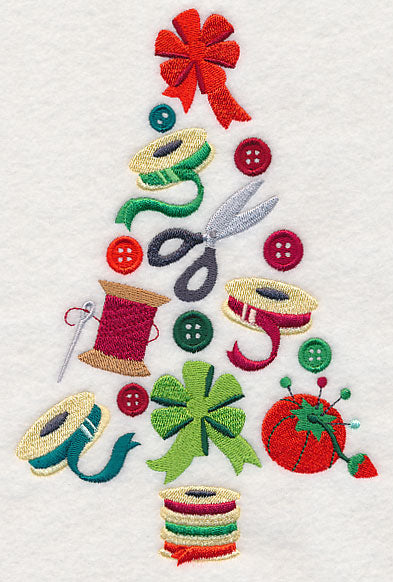 Sewing Notions Christmas Tree