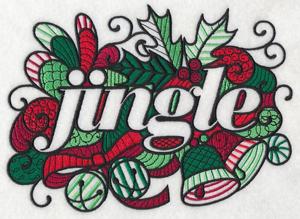 Christmas Jingle (Blackwork)