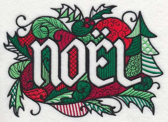 Christmas Noel (Blackwork)