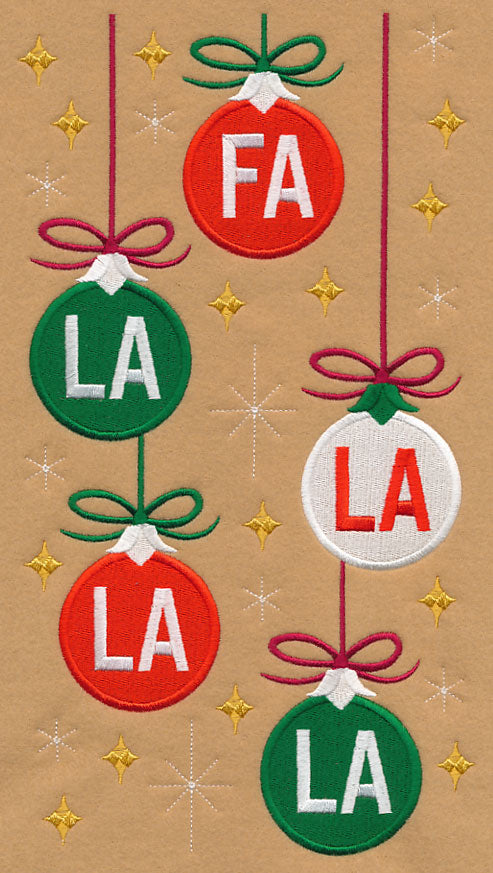 Fa La La La La Ornaments