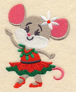 Dancing Christmas Mouse