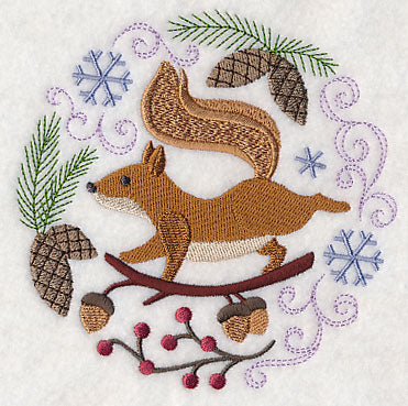 Winter Woodland Squirrel