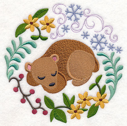 Winter Woodland Bear