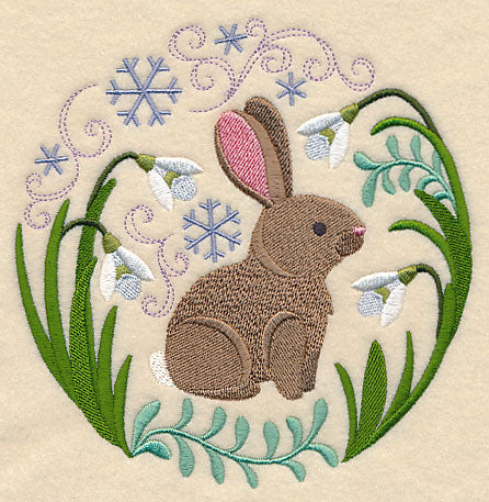Winter Woodland Rabbit
