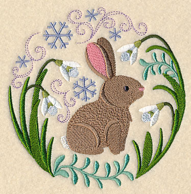 Winter Woodland Rabbit
