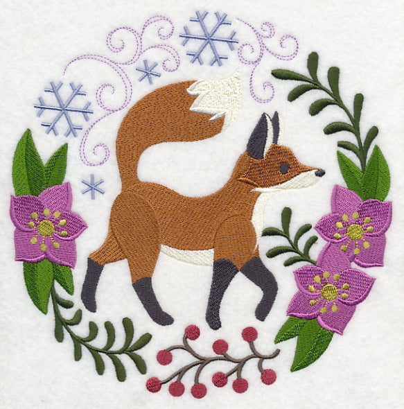 Winter Woodland Fox