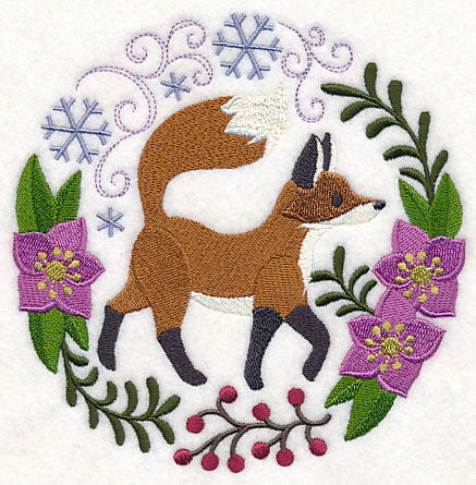 Winter Woodland Fox