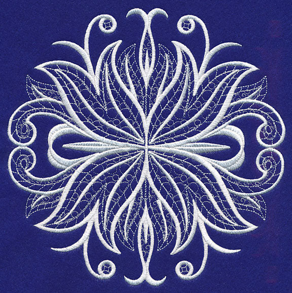 Beauty and Grace Flourish (Whitework)
