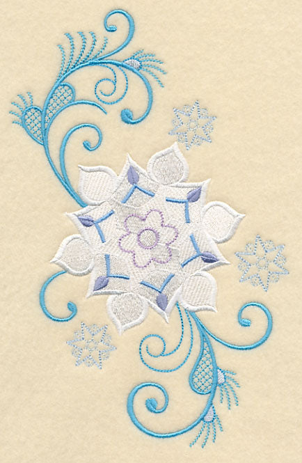 Elegant Snowflake Spray