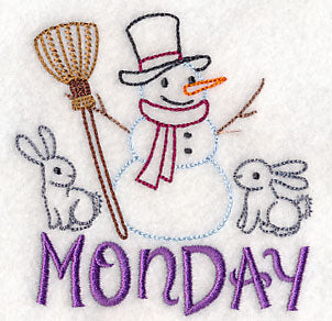Monday Snowman (Vintage)