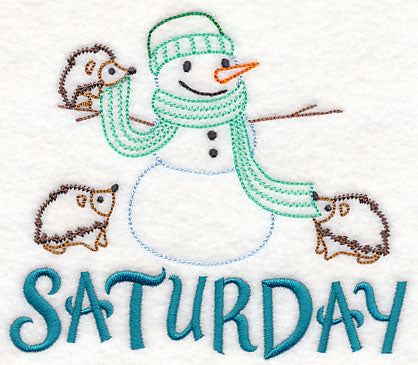 Saturday Snowman (Vintage)