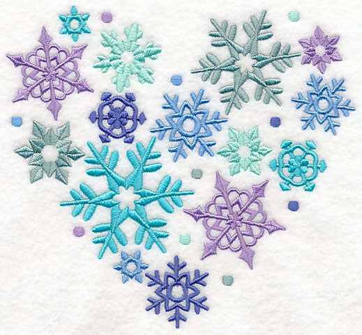 Heart of Snowflakes