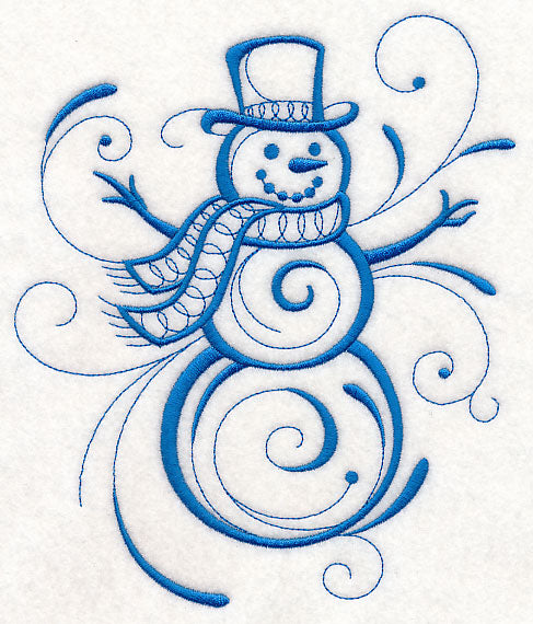 Inky Snowman