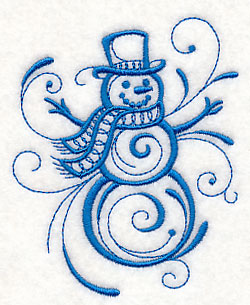 Inky Snowman