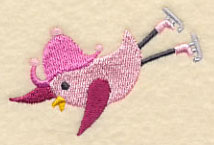 Frosty Feathers Bird 1