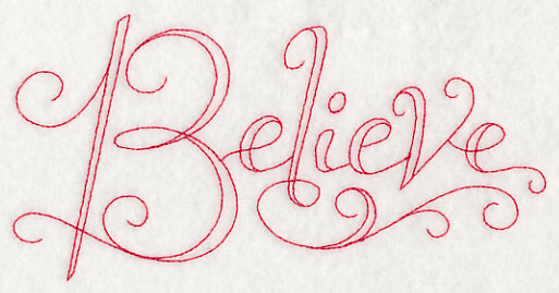 Believe (Redwork)