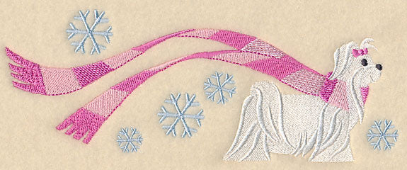 Wrapped Up In Winter Maltese