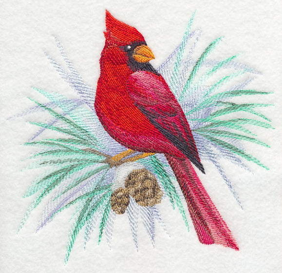 Cardinal (Male) in Watercolor