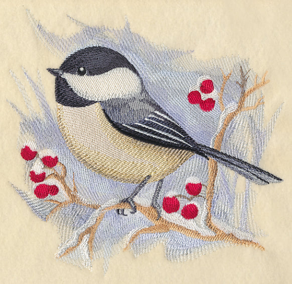 Chickadee in Watercolor