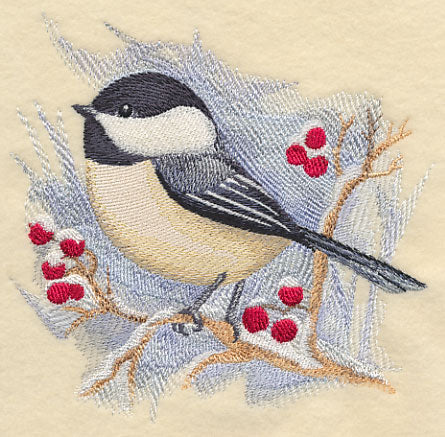 Chickadee in Watercolor