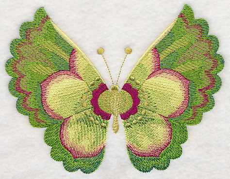 Lenten Rose Butterfly in Watercolor