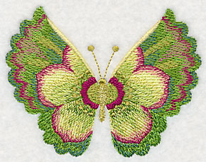 Lenten Rose Butterfly in Watercolor