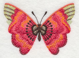 Poppy Butterfly in Watercolor