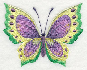 Violet Butterfly in Watercolor