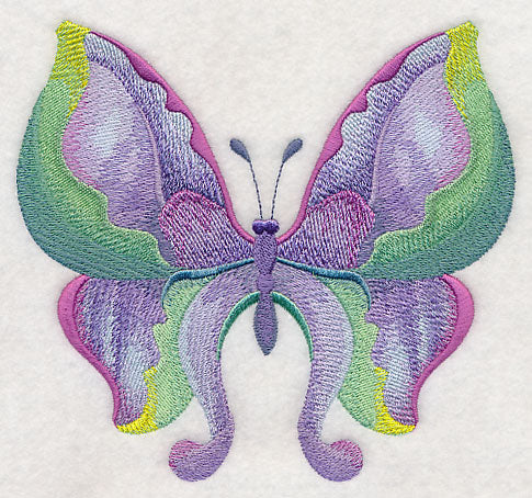 Iris Butterfly in Watercolor