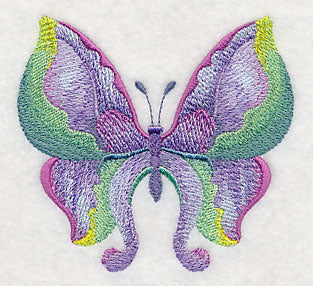 Iris Butterfly in Watercolor