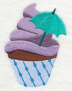 April Showers Cupcake