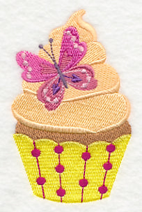 June Butterfly Cupcake