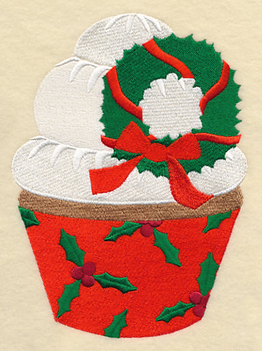 December Wreath Cupcake