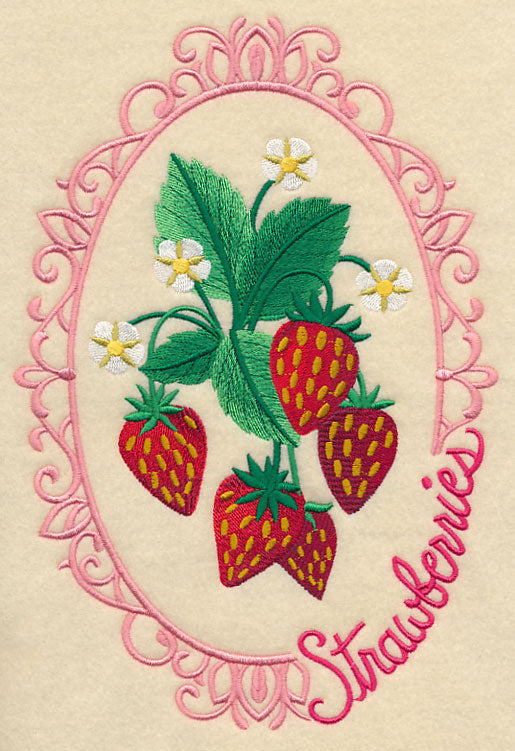 Fruit Cameo - Strawberries