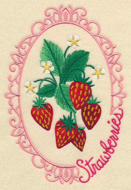 Fruit Cameo - Strawberries