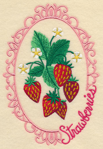 Fruit Cameo - Strawberries