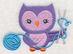 Crafty Owl - Knitting